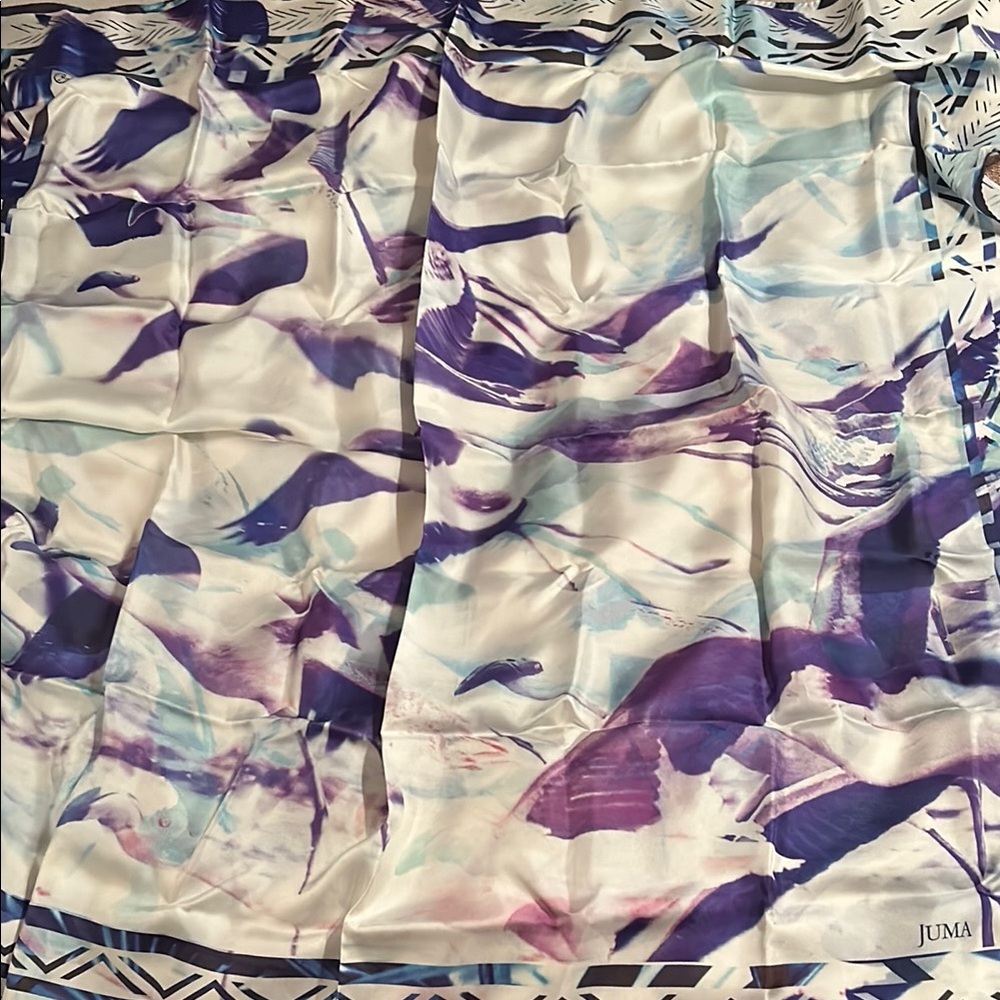 Juma Silk Scarf, 42” x 42”, NWT